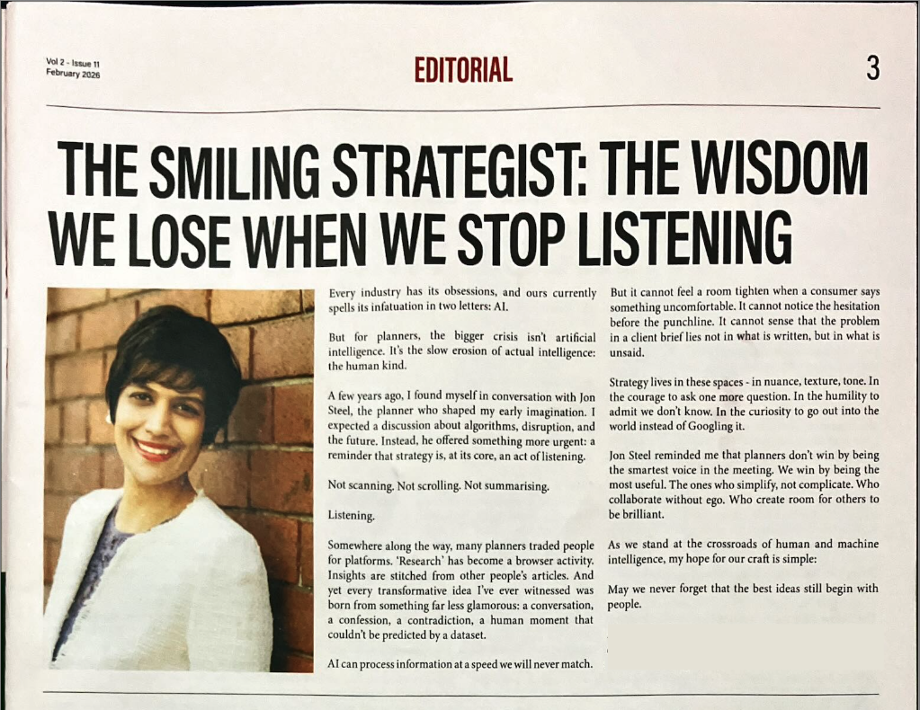 The Smiling Strategist column
